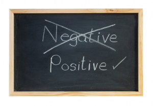 Positive Not Negative Blackboard